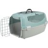 Transport box CAPRI 3 Open Top, S: 40 x 38 x 61 cm, hinged opening, light grey/sage
