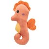 Seahorse with catnip 11 cm, plush, mix of colors