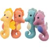 Seahorse with catnip 11 cm, plush, mix of colors