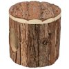 METTE-Haus für Hamster, 18 x 12 x 12 cm, Naturholz mit Rinde