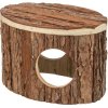 METTE-Haus für Hamster, 18 x 12 x 12 cm, Naturholz mit Rinde