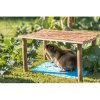 Unterschlupf für Meerschweinchen/Kaninchen, 45 x 27 x 35 cm, Naturholz mit Rinde