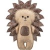 Hedgehog 33 cm, fabric toy without sound, brown