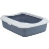 CLASSIC toilet for cats, with rim, 37 x 15 x 47 cm, purple/white