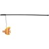 Toy rod with fish, with catnip, 46 cm, plastic/plush