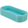 Ceramic oval bowl "trough", 600 ml/22 x 10 cm, various colors