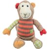 Monkey - patched monkey, 38 cm, plush toy with sound