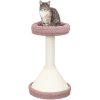 Scratching post VIVIANA 80 cm, conical base, bed, antique pink