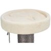 Scratching post MARCELLO, 140 cm, 4 platforms, cuckoo, ball, cream/grey