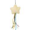 Toy with a plush star with catnip, bell, 46 cm, plastic/plush