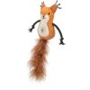 Squirrel with feather tail, catnip, 12cm/24cm, plush