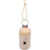 Excrement bag holder, with zipper, canvas/artificial leather, various colors