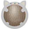 JUNIOR škrabací karton "křeček", catnip,  31 x 2,5 x 32,5 cm, šedá