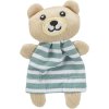 Teddybär im Kleid, mit Katzenminze, 12 cm, Stoff, verschiedene Farben