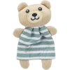 Teddybär im Kleid, mit Katzenminze, 12 cm, Stoff, verschiedene Farben