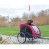 Dog stroller for a bicycle L 75 x 86 x 80/145 cm, load capacity max. 30 kg