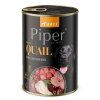 NEW PIPER s prepelicou a brusnicami, konzerva pre psov 400g