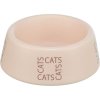 Keramiknapf für Katzen mit der Aufschrift CATS, 0,15 l/ø 12 cm, rosa