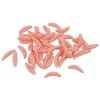 Bait Soft Worms Giun nhân tạo 50 con màu hồng gói 1 bộ
