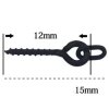 Bait Screw Oval zavrtávací držiak s krúžkom 10 ks balenie 1 sada