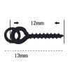 Bait Screw Round drill holder with ring 10 pcs package 1 set
