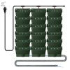 Wallnet Set Kunststoff-Blumentöpfe für die Wand mit selbstbewässernder Verpackung 1 Set