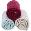 Xmas Christmas fleece blanket NATALYA, 100 x 70 cm, burgundy/light blue/grey