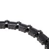 Výprodej - Sada černé masážní Hula Hoop se závažím HMS HHW11 a zeštíhlujícího bederního pásu HMS BR163 PLUS SIZE