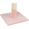 Škrabací sloupek BEANA, 69 cm, vzorovaný plyš, starorůžová - LIMITOVANÁ NABÍDKA