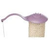 JUNIOR škrabadlo pro koťata o 26 cm/ 47 cm, fleece/sisal, světlá lila