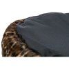 SOFT Edition kulaté lůžko LEO s okrajem, ø 50 cm, hnědá/leopardí