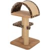 Škrabadlo LEO, 2 podesty, oblouk, míček,  85 cm, hnědá