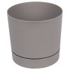 Oliver dekorativní květináč 18 šedá průměr 18 cm