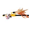 Karlie Teaser toy for cats with feathers and leather 50 cm