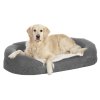 Karlie Orthobed orthopädisches Hundebett oval grau 100x65x24cm