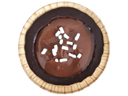 čokoládovo nutelový košík