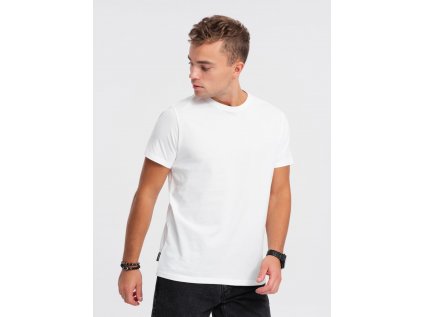 pol pl T shirt meski klasyczny bawelniany BASIC bialy V14 OM TSBS 0146 124285 4