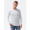 eng pl Mens plain longsleeve L135 white 22136 4