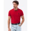 eng pl Mens polo shirt with contrast trim red V3 S1635 122216 3