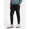 pol pl Meskie spodnie dresowe ze wstawkami z tkaniny ottoman czarne V1 OM PASK 0127 123986 2