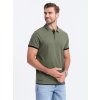 pol pl Koszulka meska polo bawelniana oliwkowy V6 OM POSS 0113 124099 2