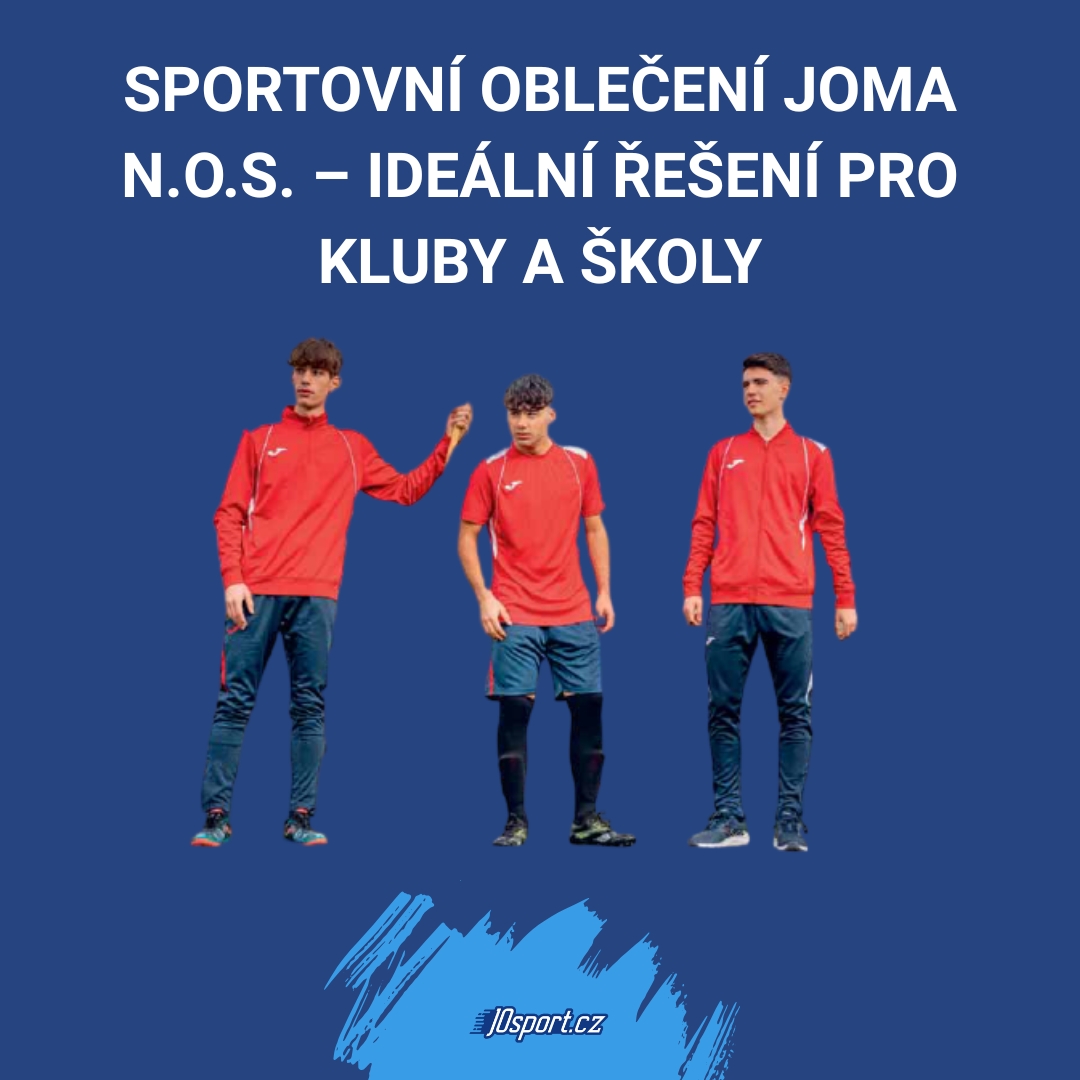 Týmové oblečení pro sportovní kluby, školy a svazy: Joma N.O.S. kolekce, které doobjednáte i v průběhu sezony