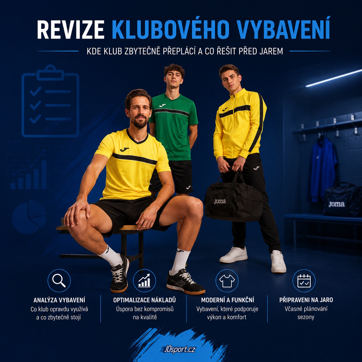 Revize klubového vybavení v lednu a únoru: kde klub zbytečně přeplácí a co řešit před jarem