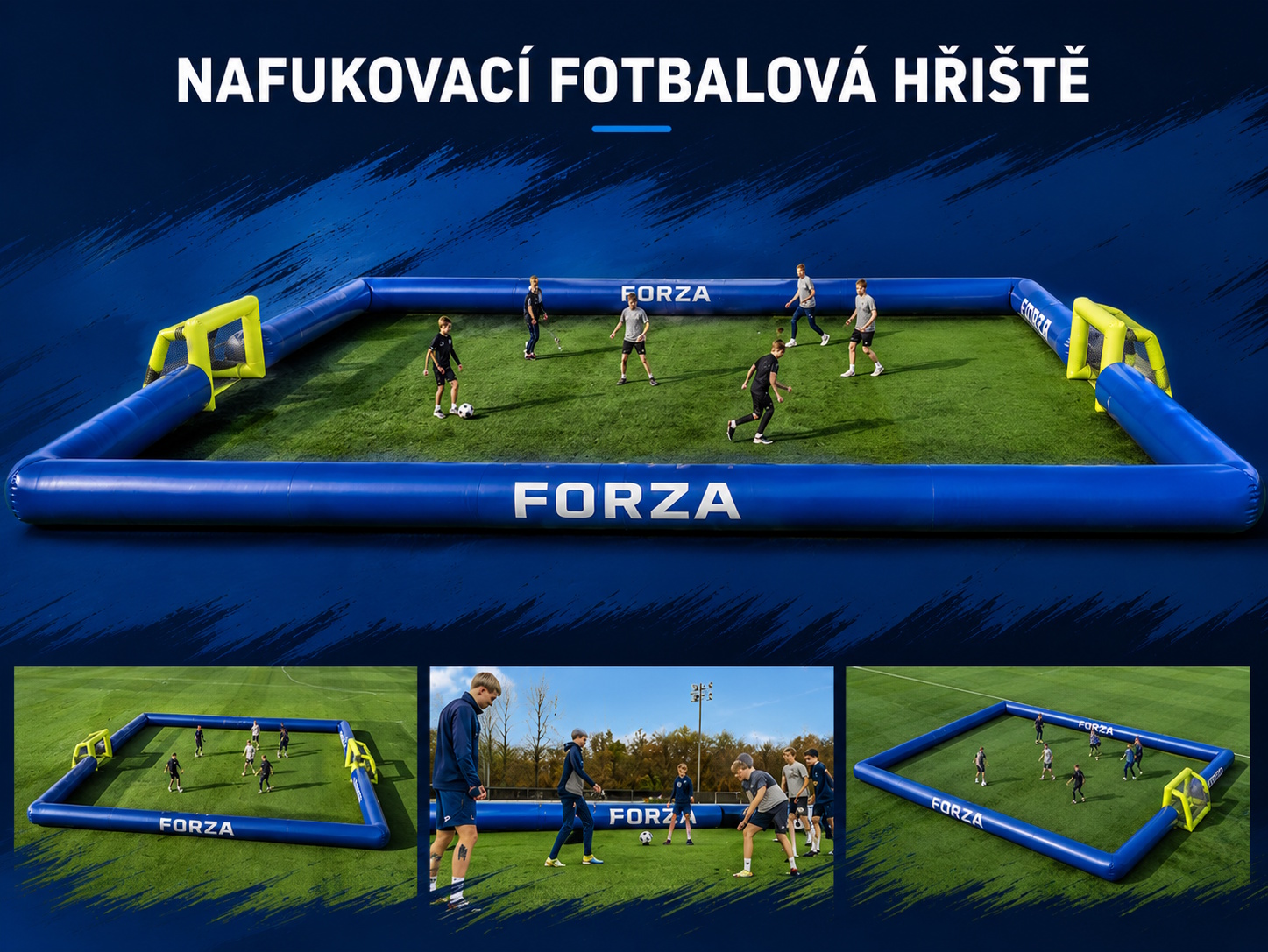 Nafukovací fotbalová hřiště: Nový trend pro kluby, školy a sportovní akce