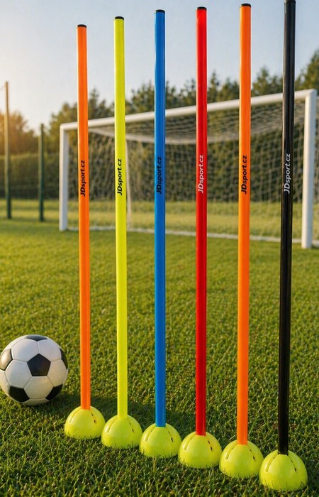 Slalomové tyče a základny