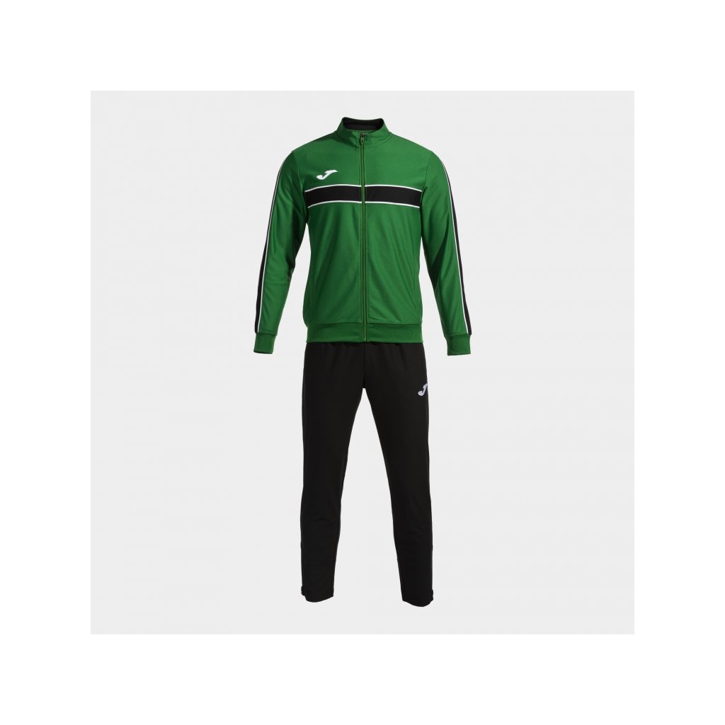 TEPLÁKOVÁ SOUPRAVA JOMA VICTORY v zelená-černá barvě – sportovní produkt pro kluby, josport.cz