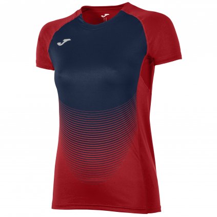 TRIČKO JOMA K/R ELITE VI ČERVENÁ-TMAVĚ MODRÁ DÁMSKÉ
