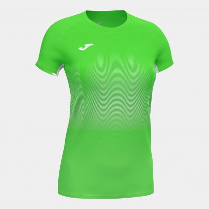 TRIČKO JOMA ELITE VII ZELENÁ FLUO-BÍLÁ K/R