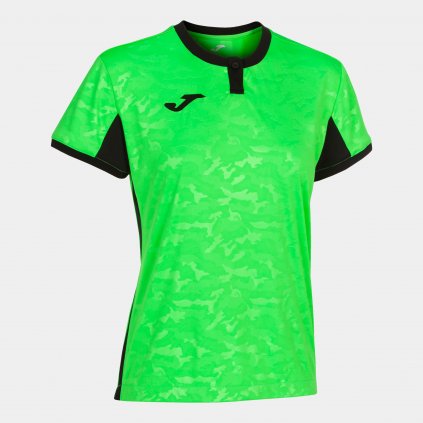 TRIČKO JOMA TOLETUM II ZELENÁ FLUO-ČERNÁ K/R
