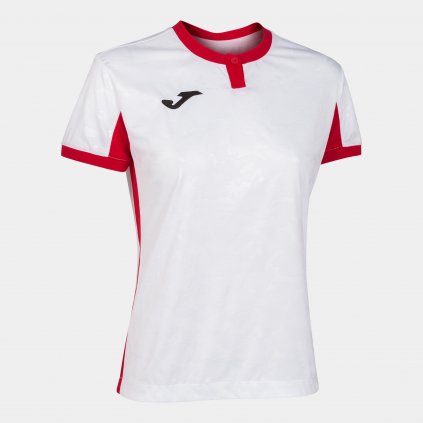 TRIČKO JOMA TOLETUM II BÍLÁ-ČERVENÁ K/R
